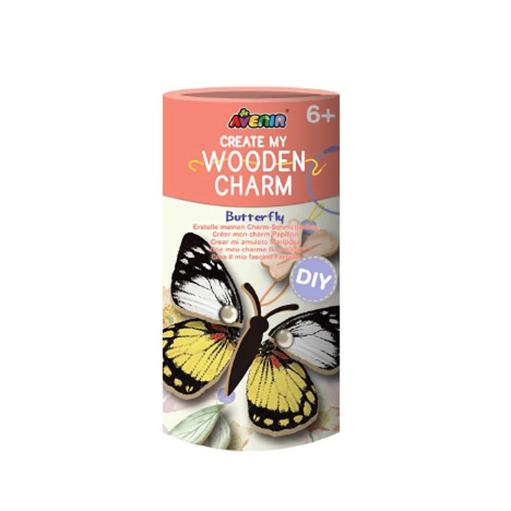 Avenir Create My Wooden Charm (Butterfly), 6920773320973