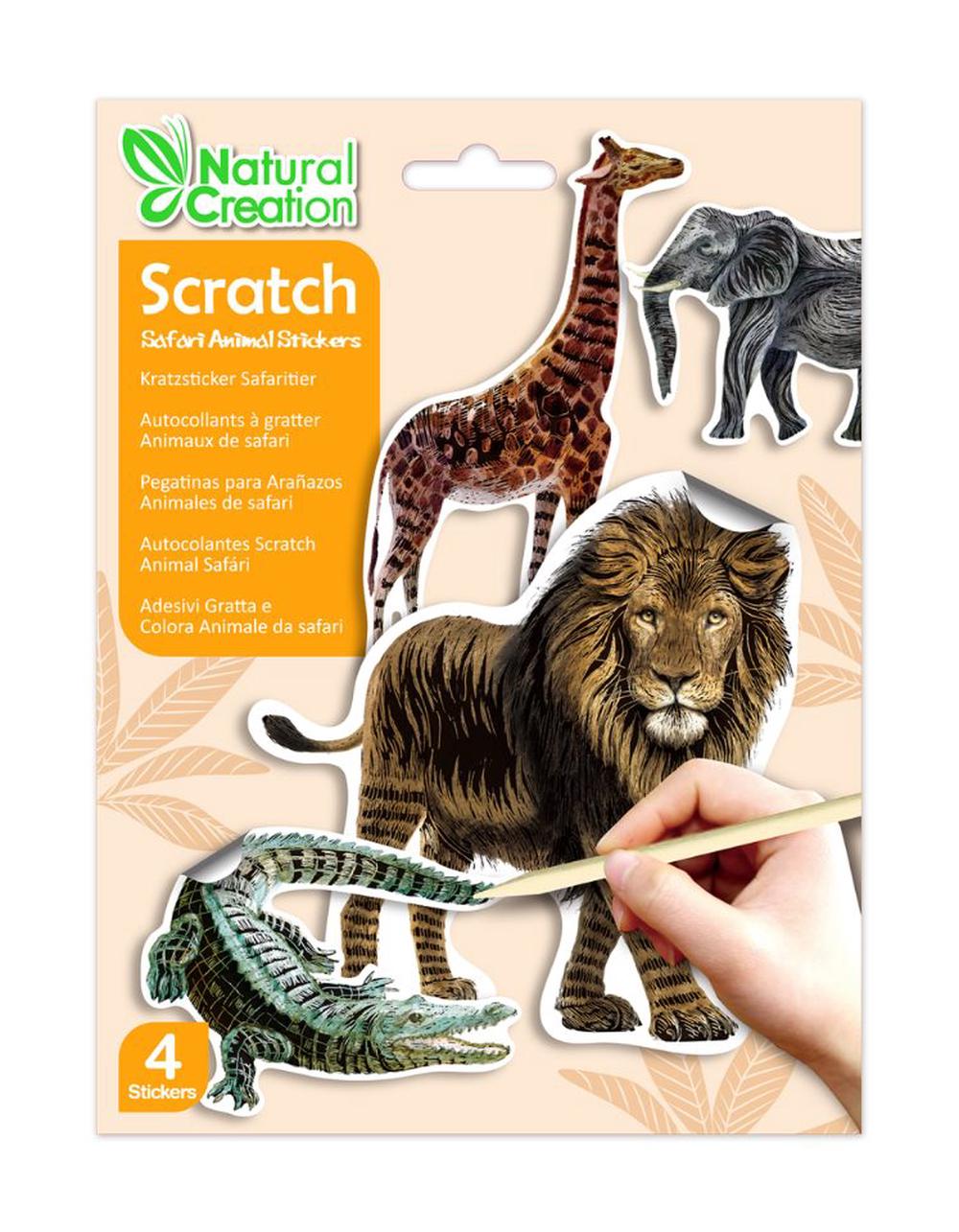 Avenir Scratch Safari Animal Stickers by Avenir - ISBN: 6920773321048