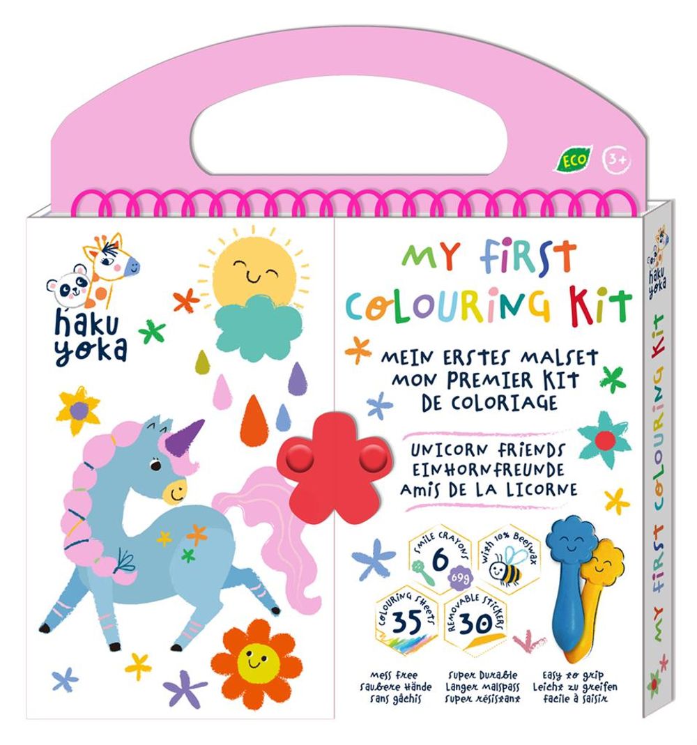 Haku Yoka My First Colouring Kit - Unicorn Friends by Haku Yoka - ISBN: 6920773330699
