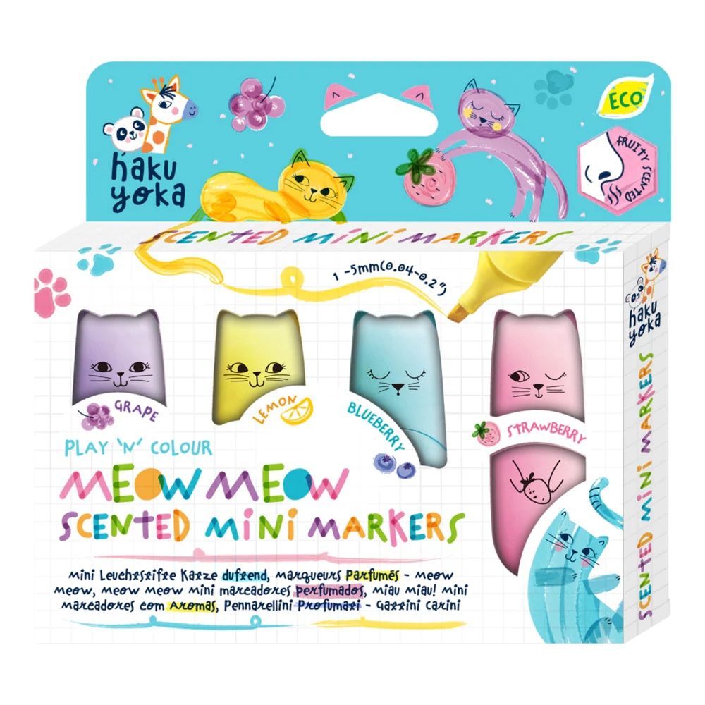 Haku Yoka Mini Markers - Meow Meow Scented by Haku Yoka - ISBN: 6920773331528