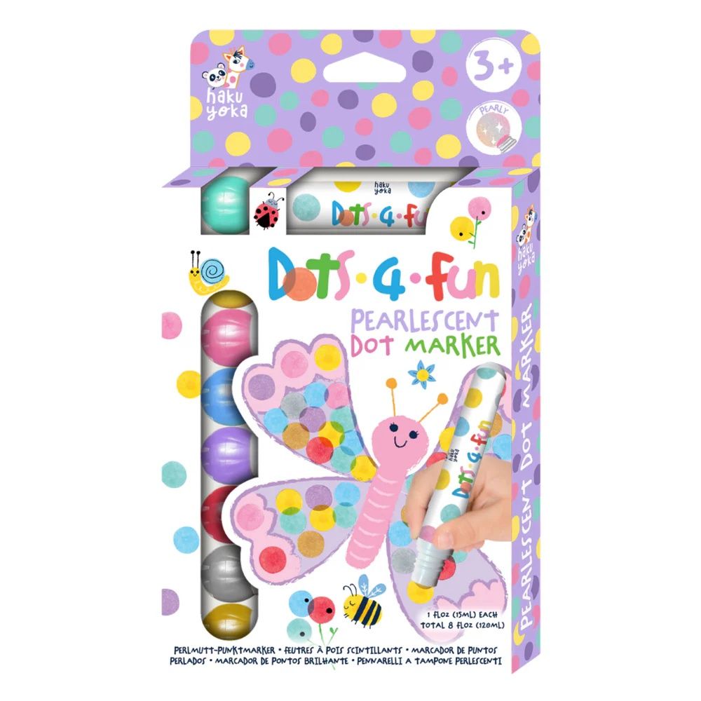 Haku Yoka Dots 4 Fun: Pearlescent Dot Marker by Haku Yoka - ISBN: 6920773332198