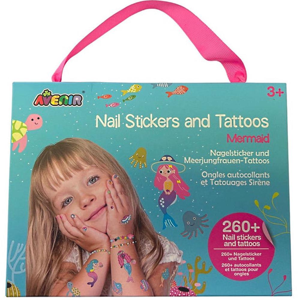 Nail Stickers and Tattoos - Mermaid, 6920773382049
