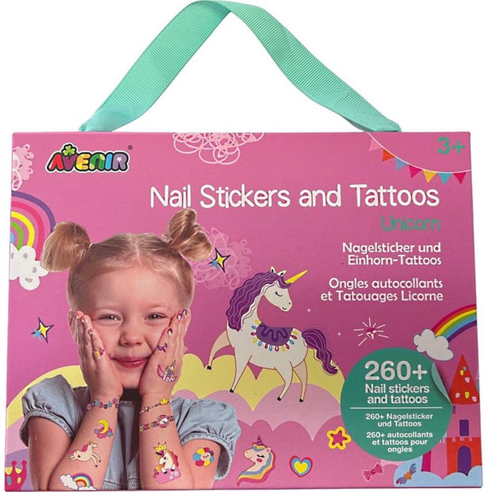 Nail Stickers and Tattoos - Unicorns, 6920773382056