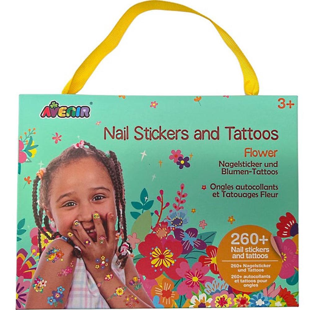 Nail Stickers and Tattoos - Flower, 6920773382070