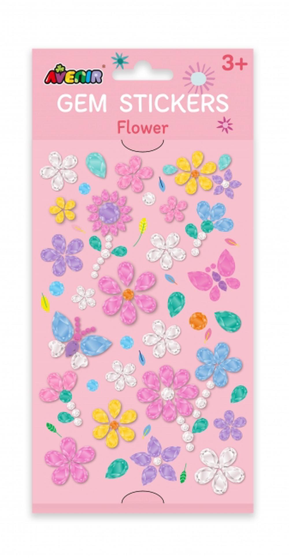 Gem Stickers - Flower, 6920773382339