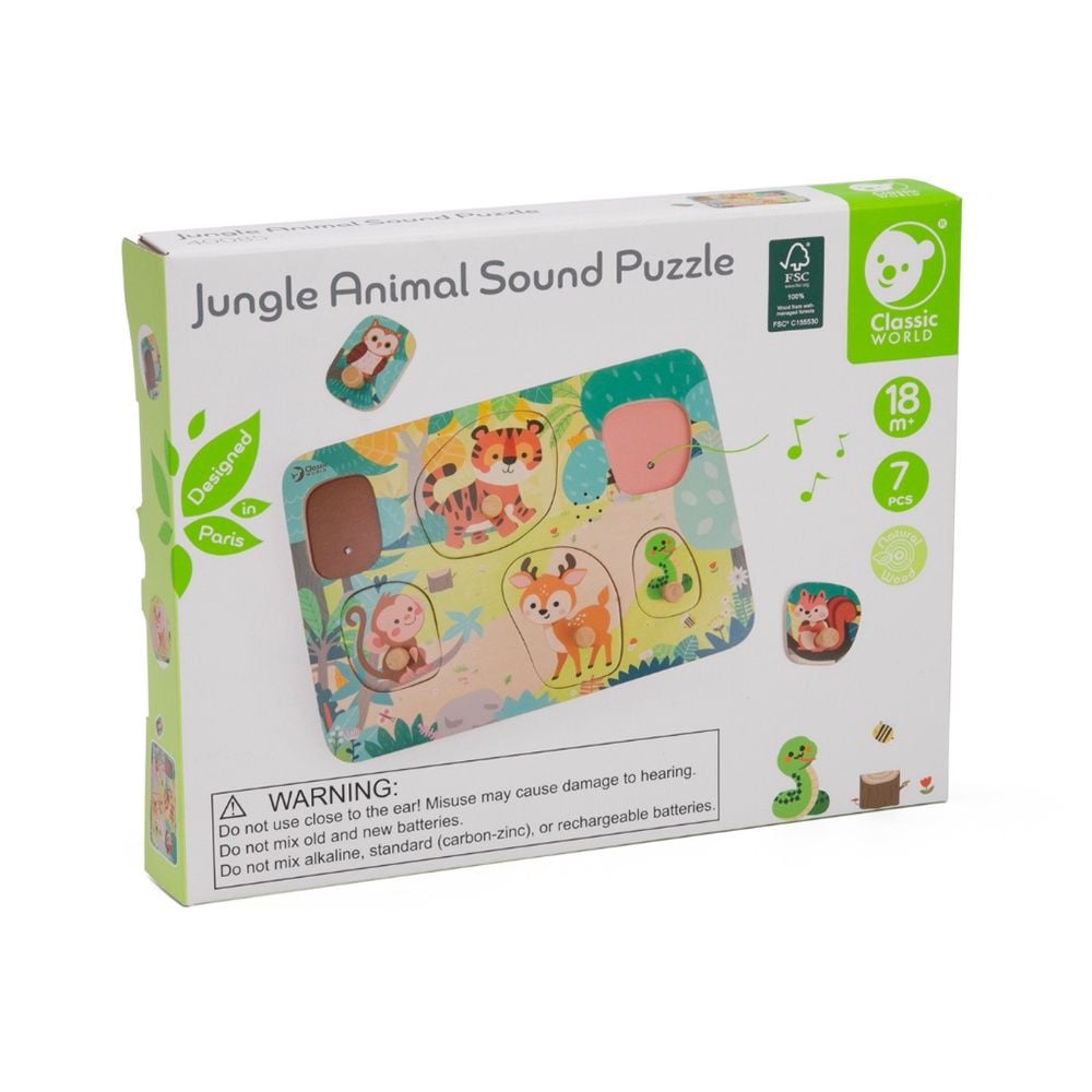 Classic World Jungle Sound Puzzle by Classic World - ISBN: 6927049040856