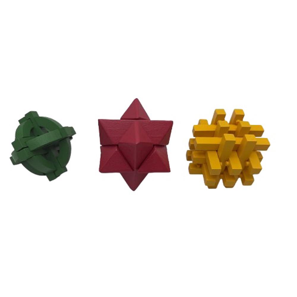 Mi Toys Colourful Wooden Puzzle Set, 6939160979519