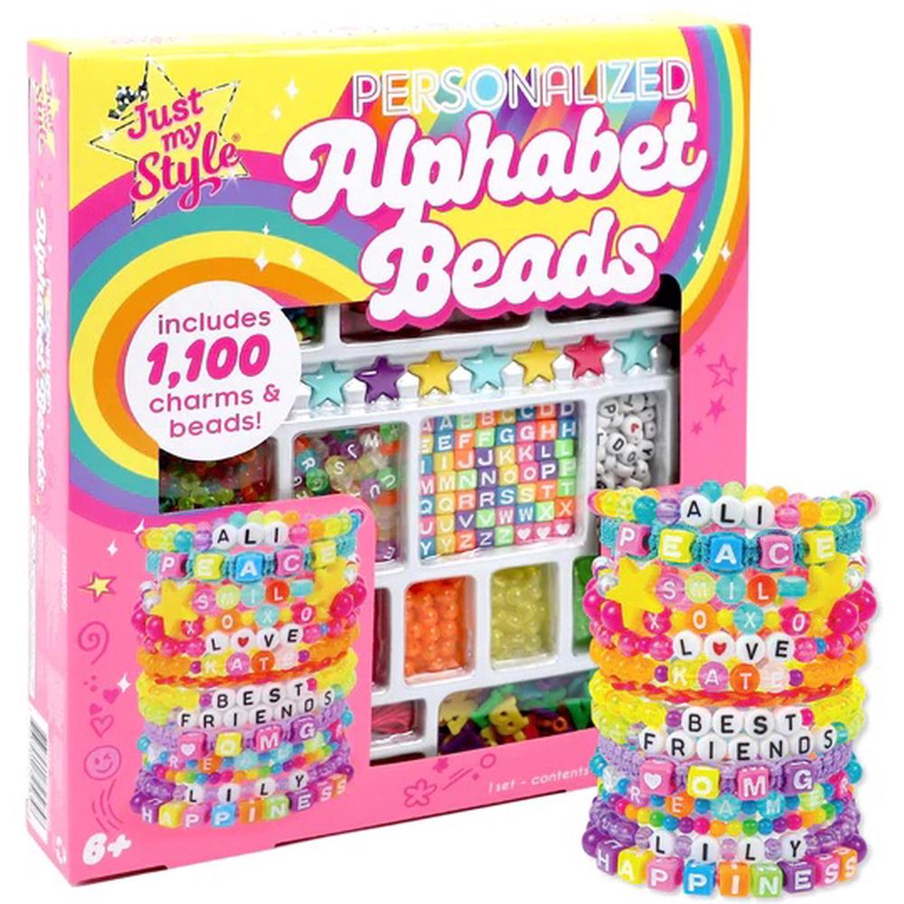 DIY Personalised Alphabet Beads Set, 1100pc, 6942381200805