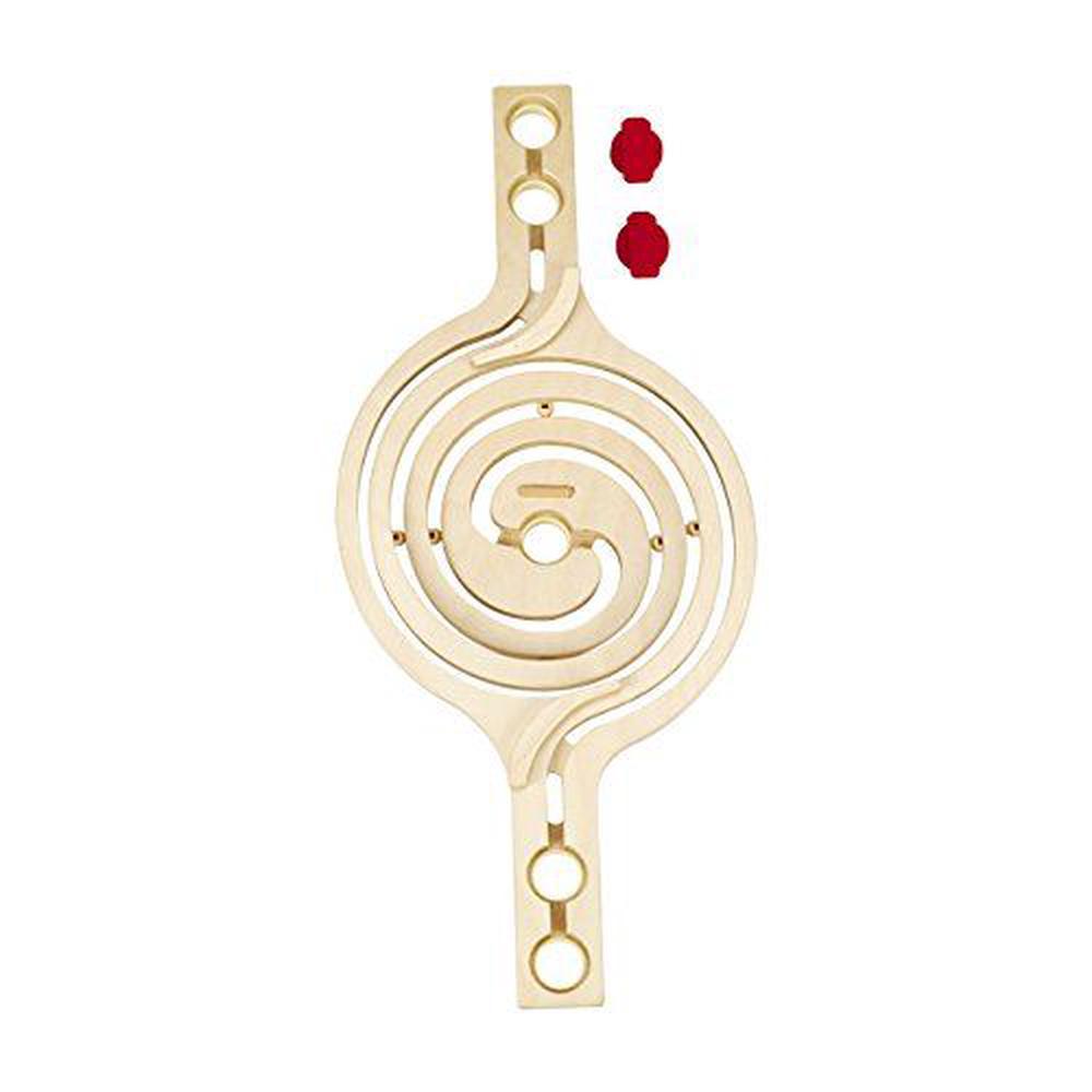 Hape Quadrilla Wooden Marble Run Add On Vortex Set