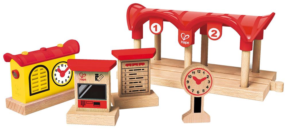 Hape Record Listen & Light Railway Station, 6943478014909