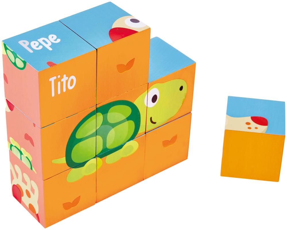 Hape Pepe and Friends Puzzle Blocks Buy online at The Nile