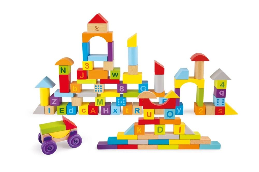 Hape Learn & Build Stacking Blocks by Hape - ISBN: 6943478035447