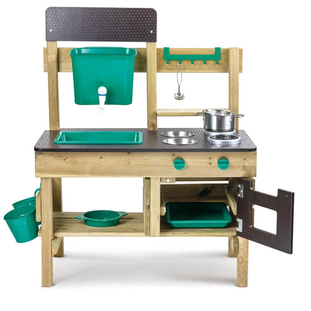 Outdoor Mud Wooden Kitchen Playset, 6943478037298