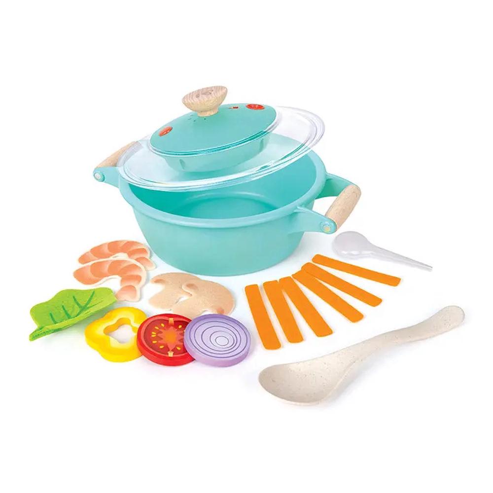 Hape Little Chef Cooking & Steam Playset Plus, 6943478038301