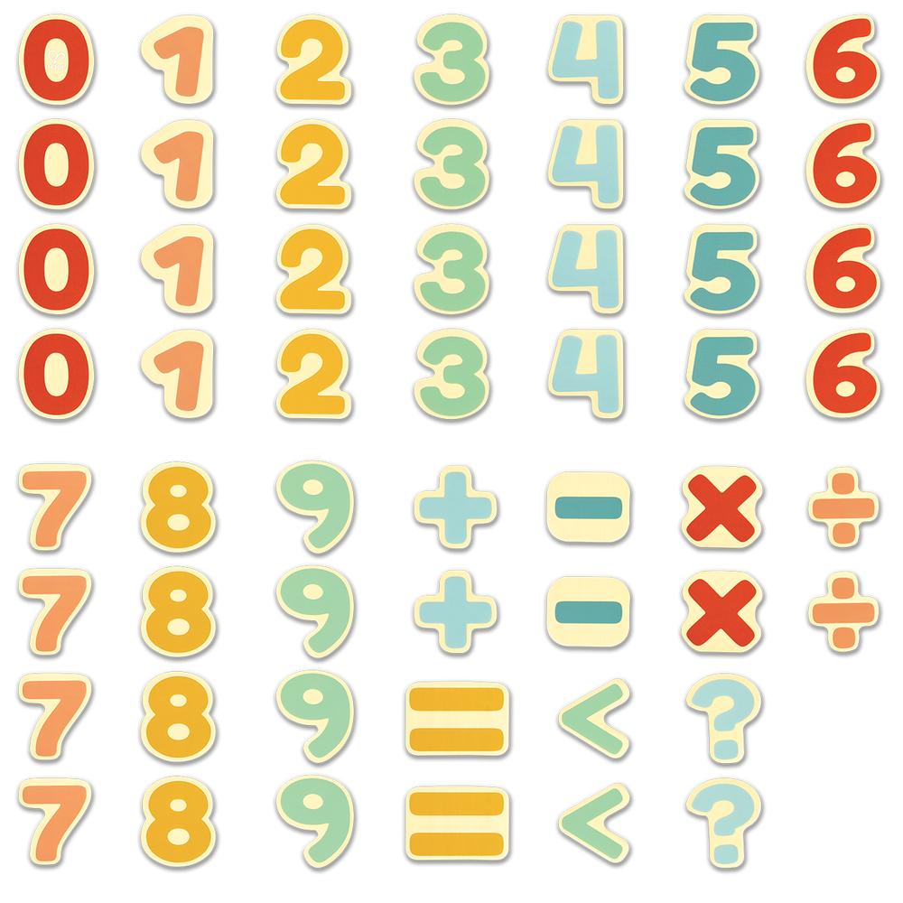 Magnetic Numbers, 54 Pieces, 6943478047068