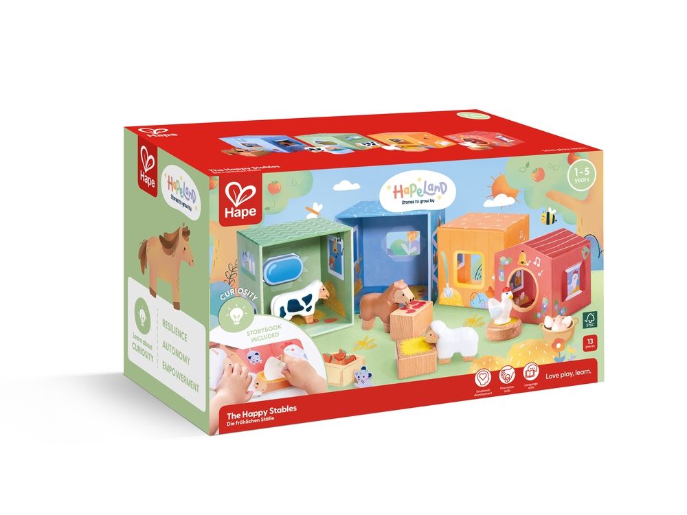 Hape Land: The Happy Stables by Hape - ISBN: 6943478051171