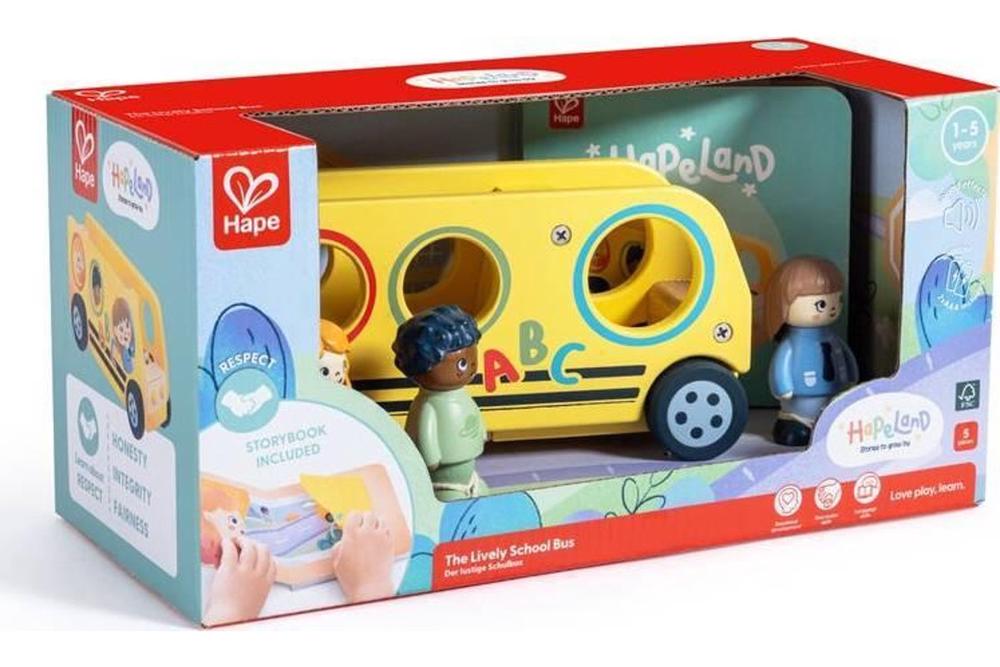 Hape The Lively School Bus by Hape - ISBN: 6943478051218