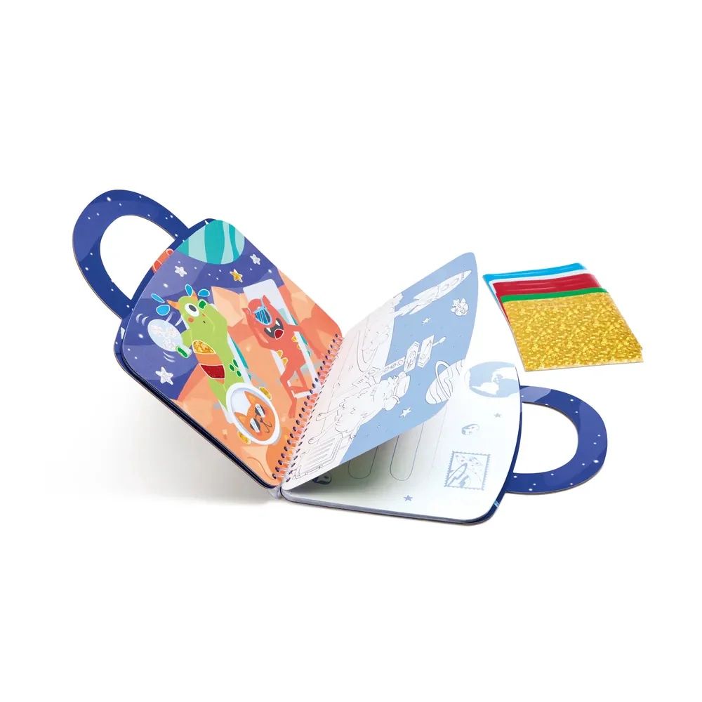 Hape Foil Art Travel Kit - Intergalactic by Hape - ISBN: 6943478053656