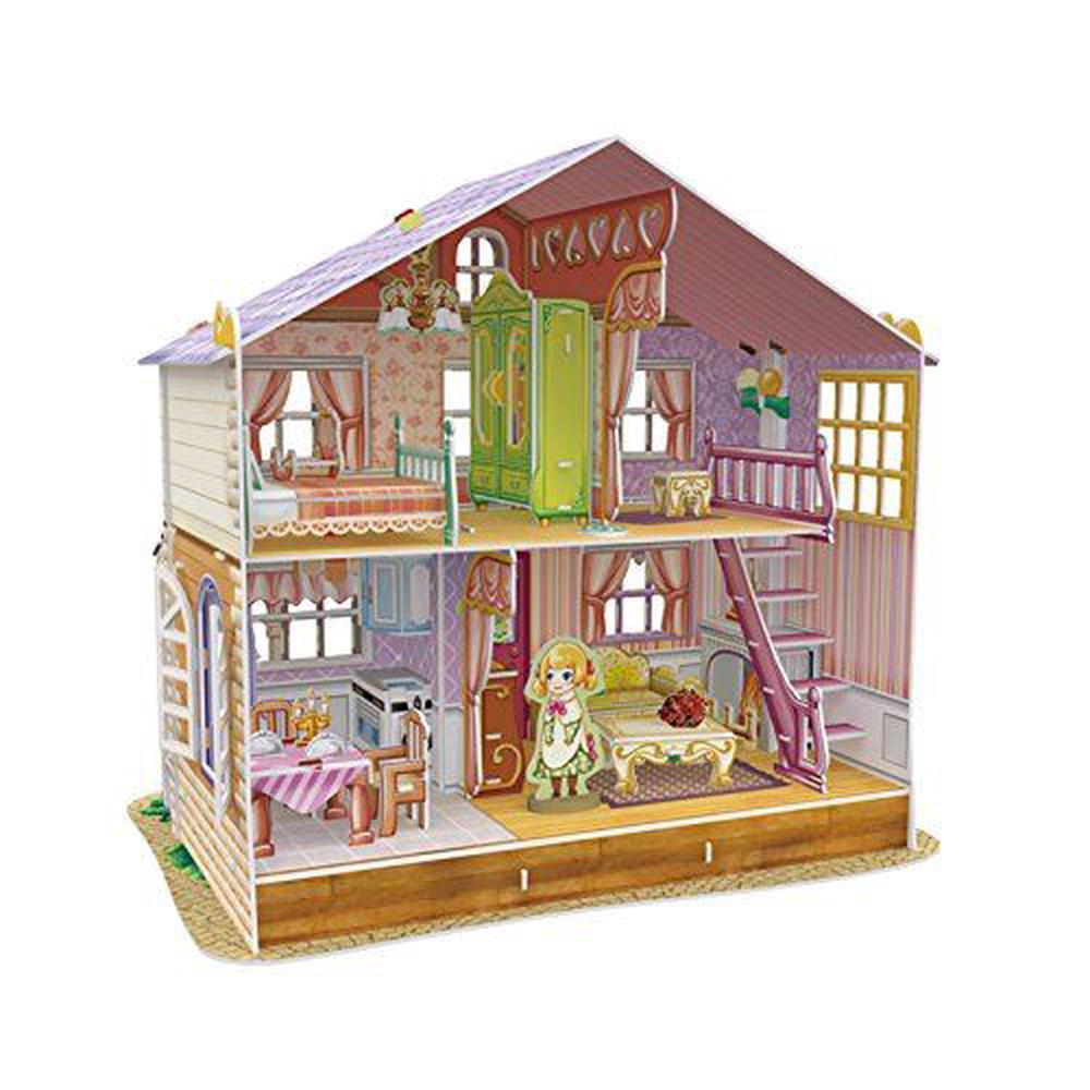 Cubic Fun 3D Puzzle Dream Dollhouse, Sara's Home 3D Puzzle - 96 Pieces ...