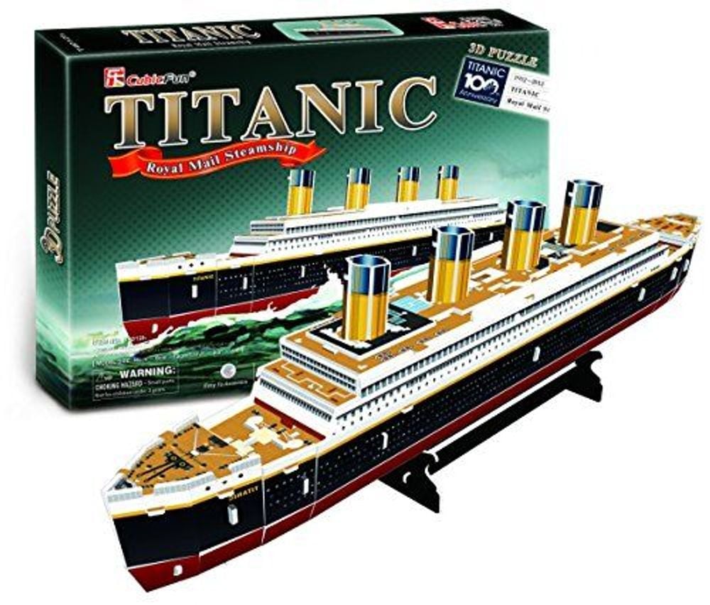 CubicFun Cubic Fun RMS Titanic Ship 3D Puzzle Small 35 Pieces by CubicFun - ISBN: 6944588240127