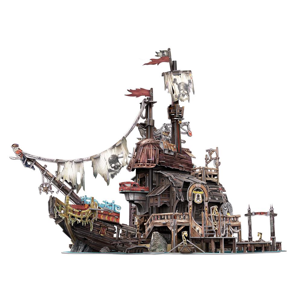 Cubic Fun Tortuga Pirate Bay 3D Puzzle | Buy online at The Nile