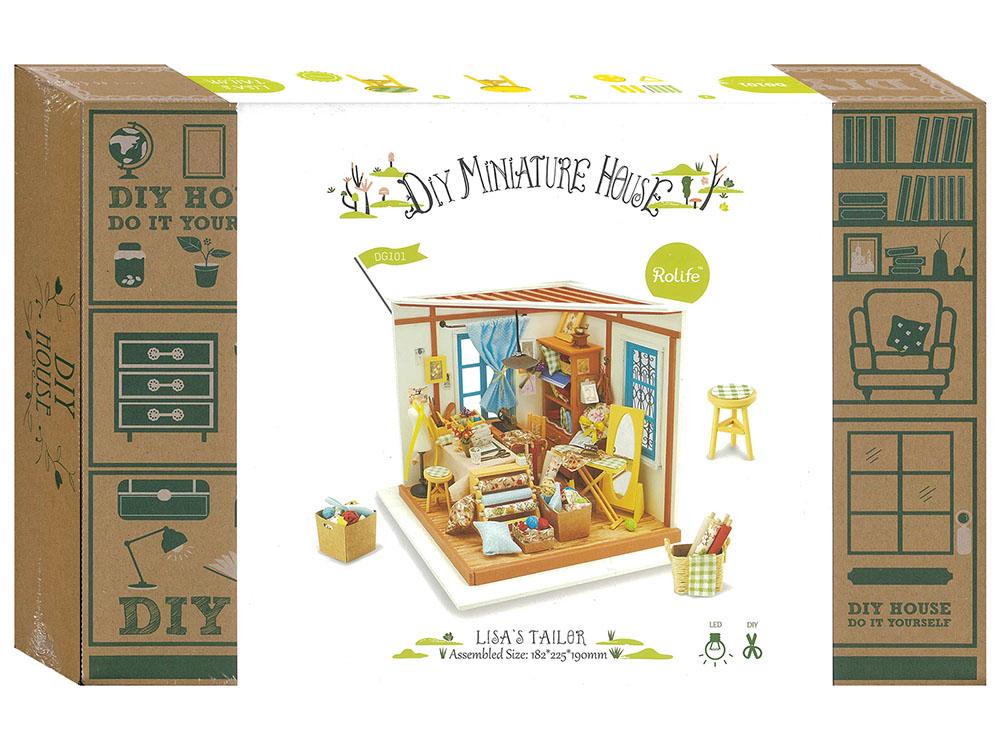 DIY Mini Doll House - Lisa's Tailor, 6946785108705