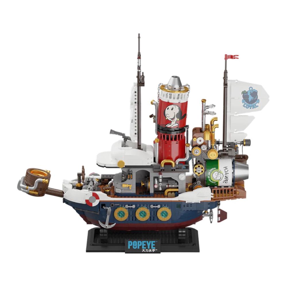 Pantasy Popeye - Popeye's Adventure Ship Set, 1845 Pieces, 6973817321160
