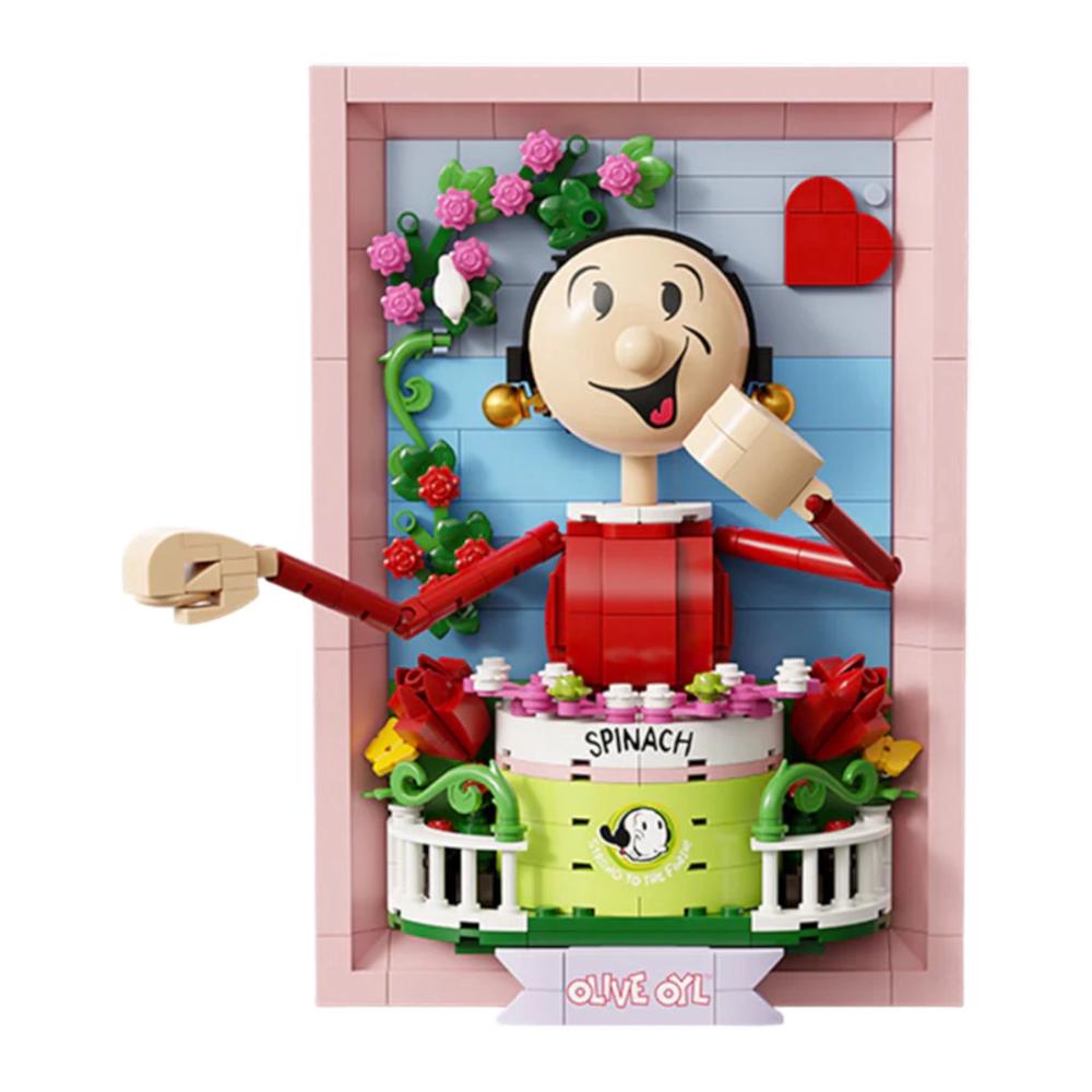 Popeye - Olive 3D Portrait Set, 348 Pieces, 6973817321511