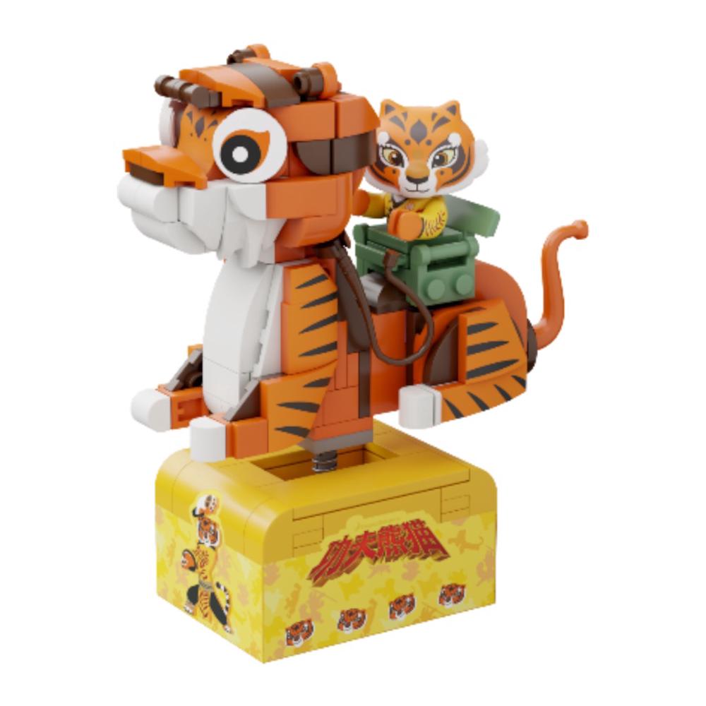 Kung Fu Panda - Tigress on SkateKart Figure, 195 Pieces, 6973817322044