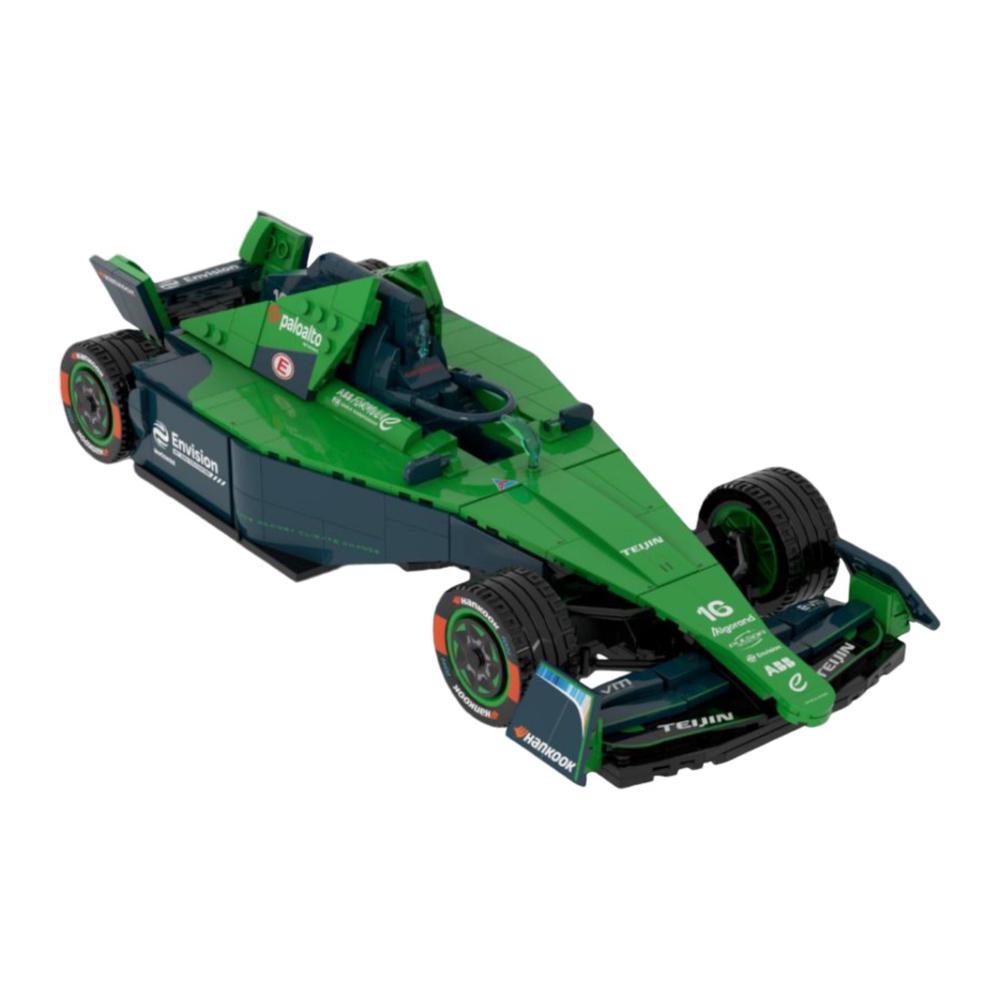 Pantasy Envision Racing - Formula E Team Racing Car Construction Set, 805 Pieces, 6973817322549