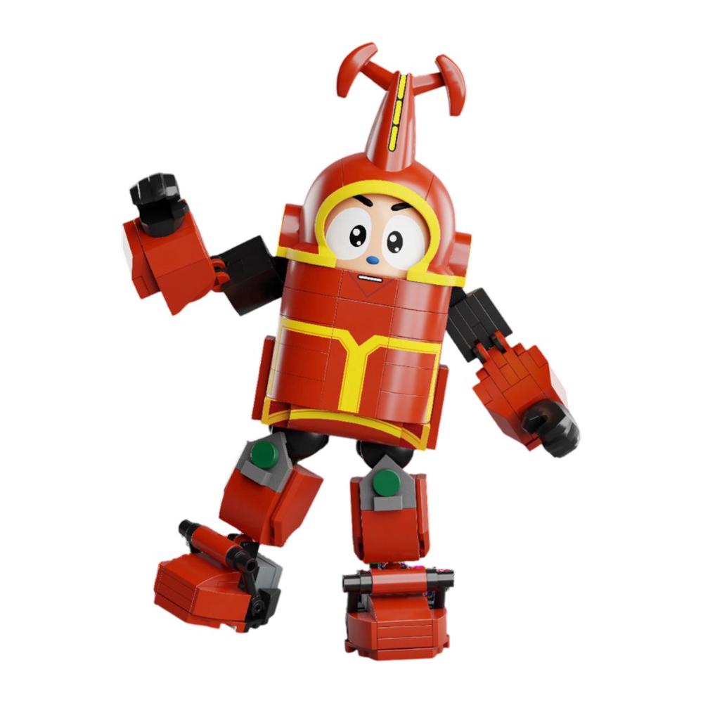 Pantasy B-Robo Kubatack - Kubatack Figure Construction Set, 214 Pieces, 6973817322617