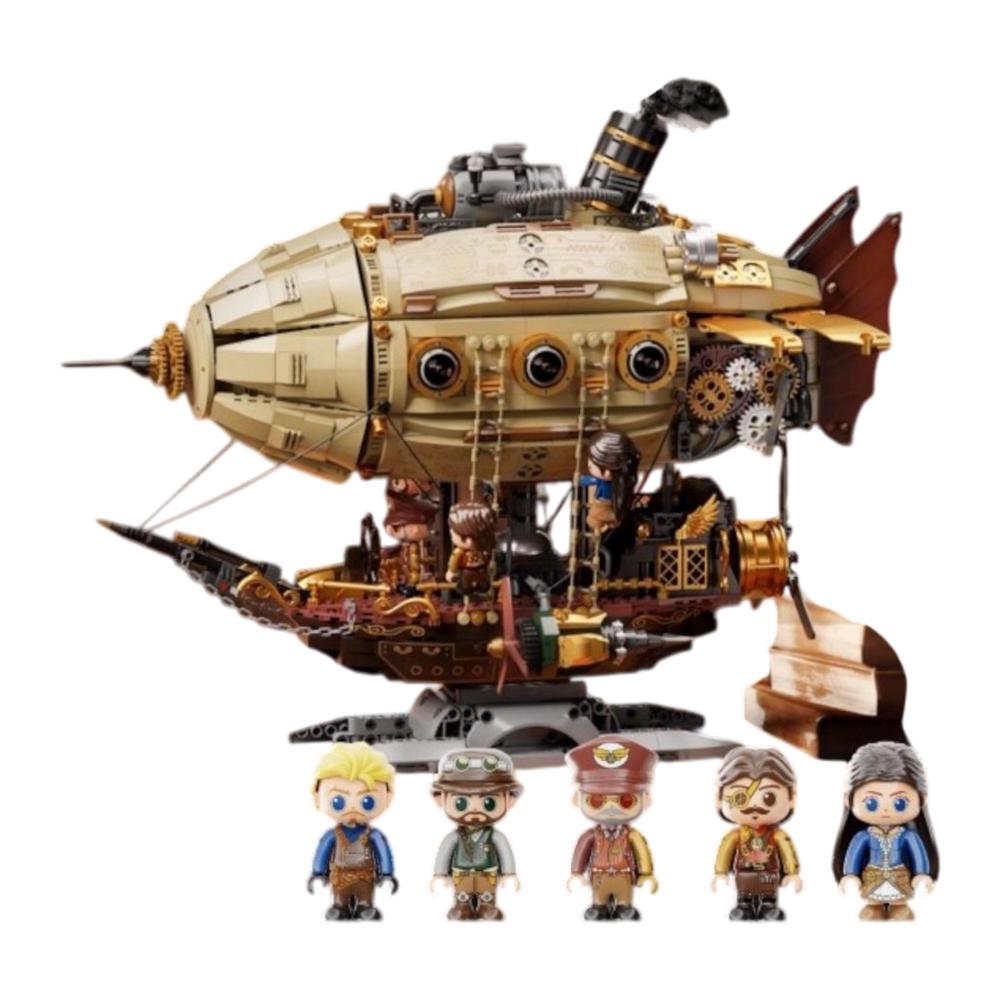 Pantasy Steampunk Series - Zeppelin Airship, 1949pcs, 6973817323218