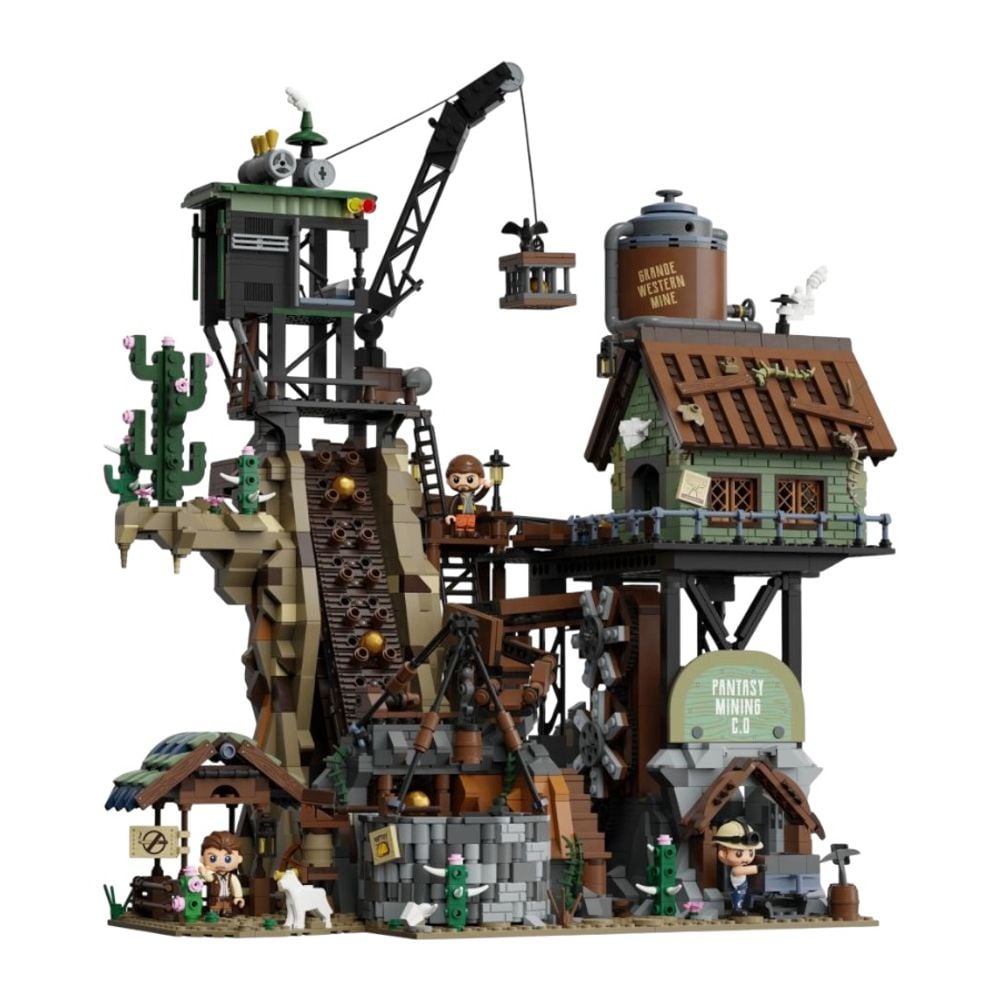 Pantasy Retro Collection - Western Mine Construction Set, 2990pc by Pantasy - ISBN: 6973817323447
