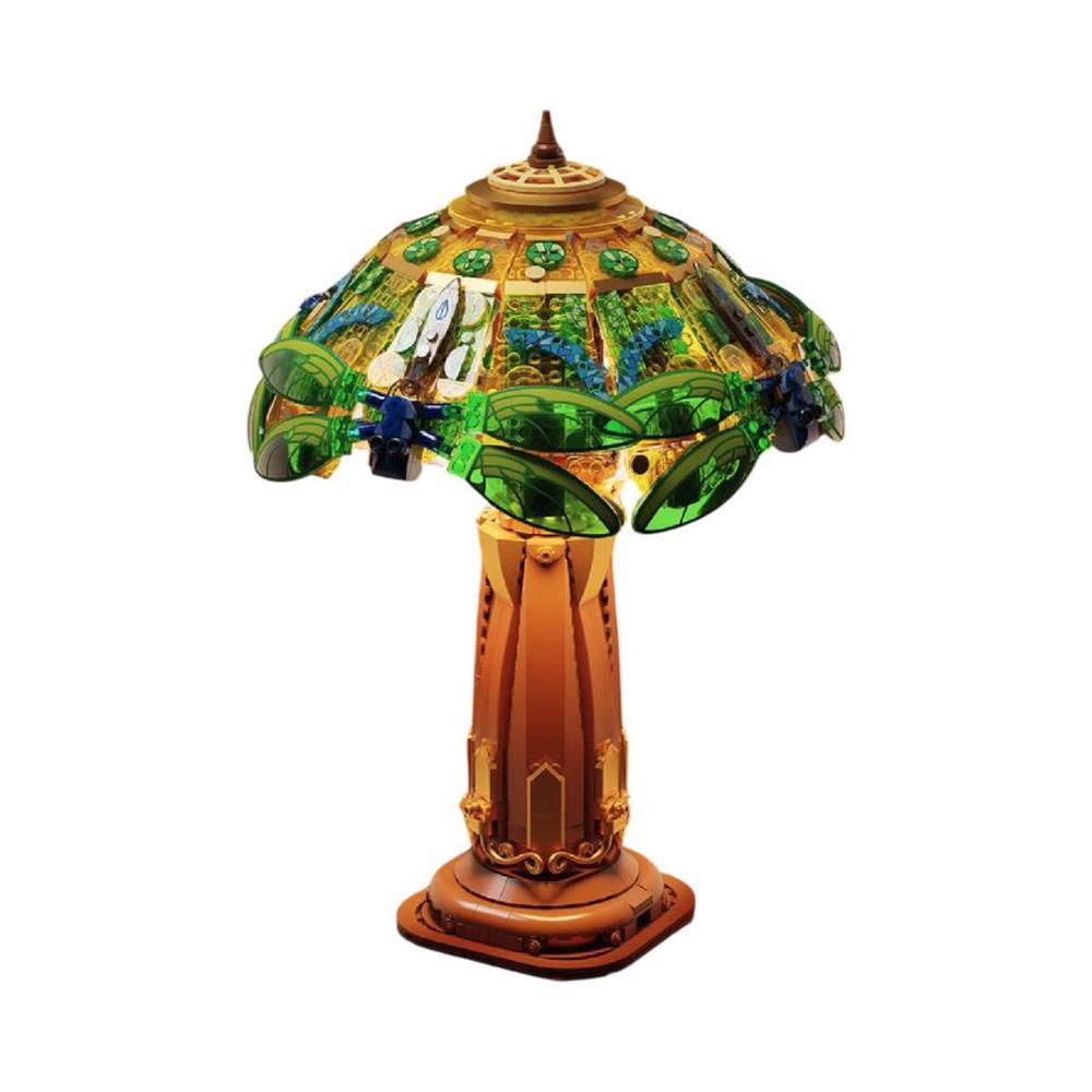 Pantasy Retro Collection - Stained Glass Table Lamp Construction Set, 1067 Pieces by Pantasy - ISBN: 6973817324802