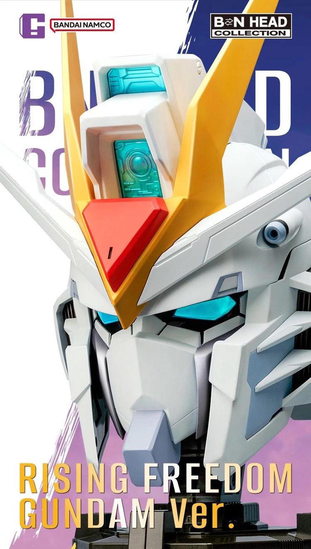 Bandai BN Head Collection Rising Freedom Gundam, 6974913233678