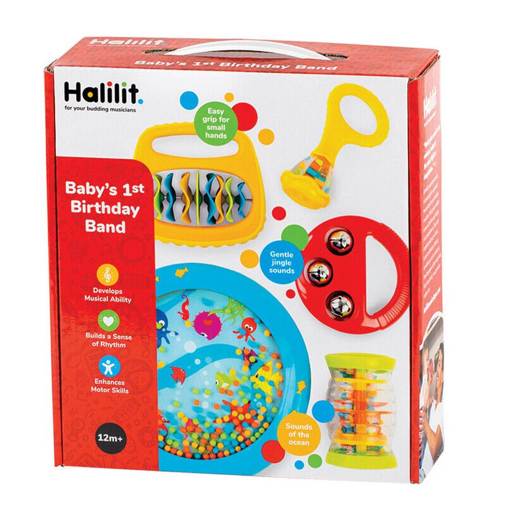 Halilit Baby's First Birthday Music Set, 7290006631442