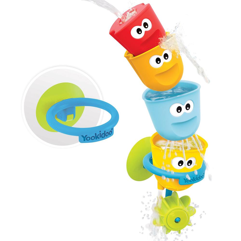 Yookidoo Fill 'N' Spill Action Cups Bath Toys, 7290107721615
