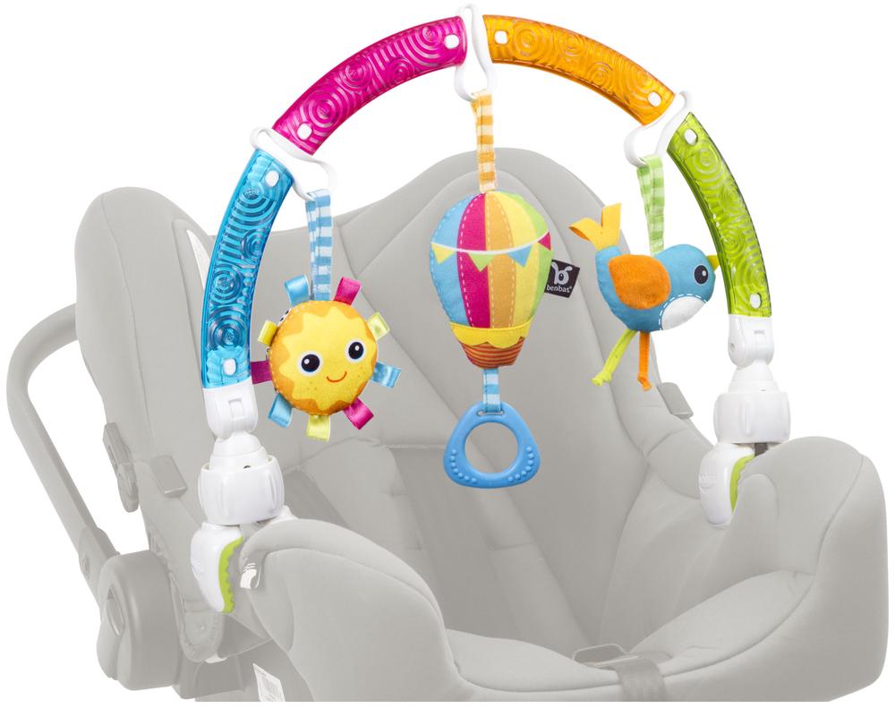 Benbat Dazzle Friends - Stroller Play Arch (Rainbow), 7290135001512
