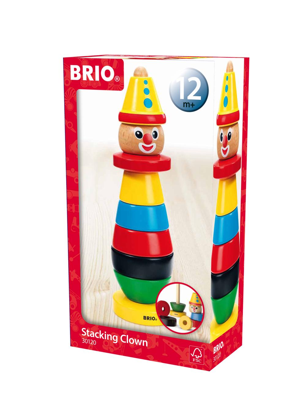 Stacking Clown, 9 Pieces, 7312350301205