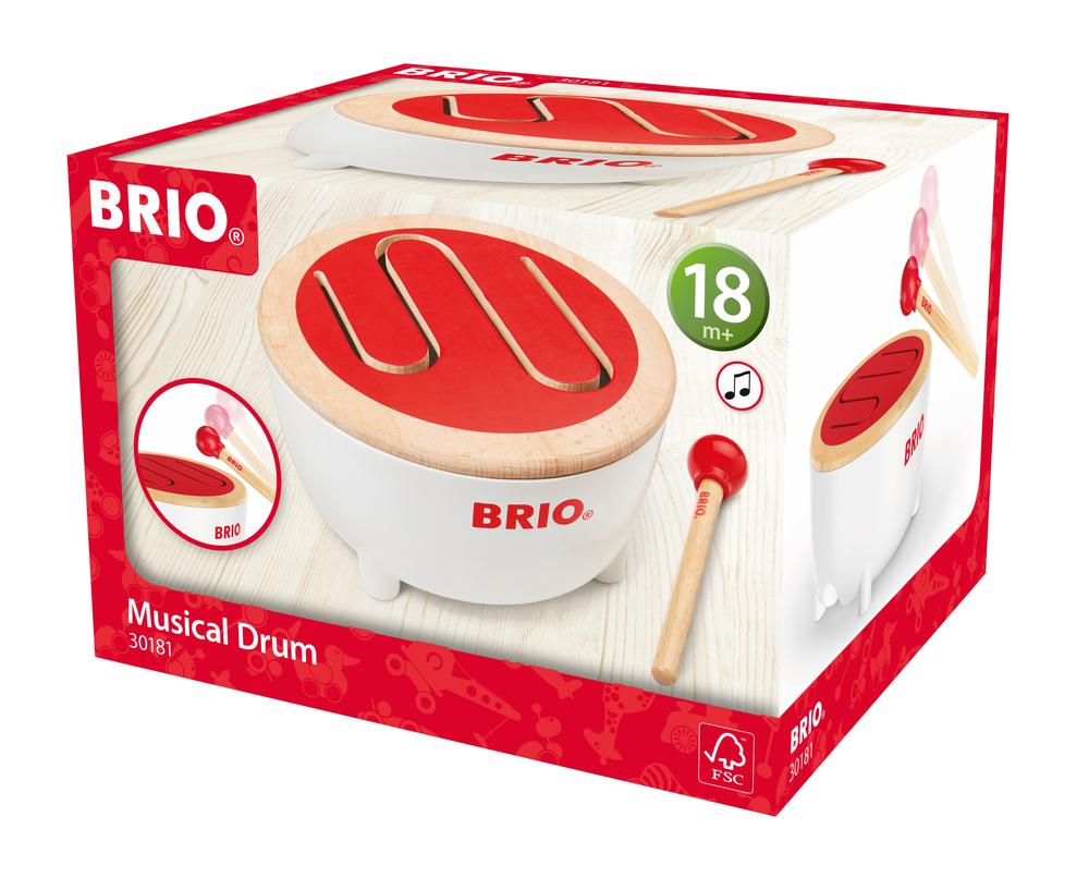 BRIO Toddler - Musical Drum, 7312350301816