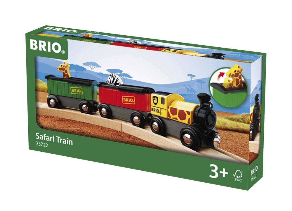 BRIO Safari Train, 3pcs by BRIO - ISBN: 7312350337228