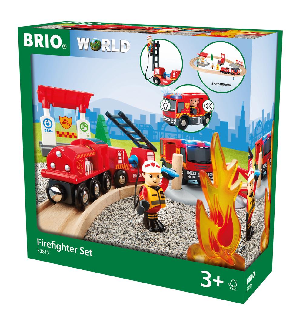 BRIO Firefighter Set, 18 Pieces, 7312350338157