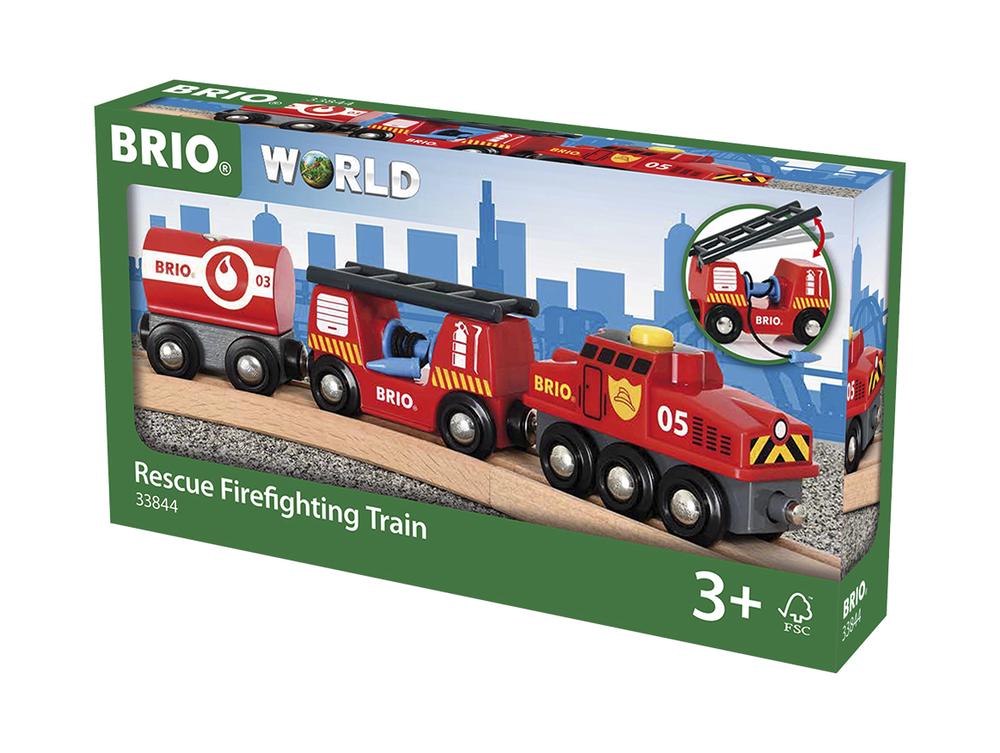 Rescue Firefighting Train, 4 Pieces, 7312350338447