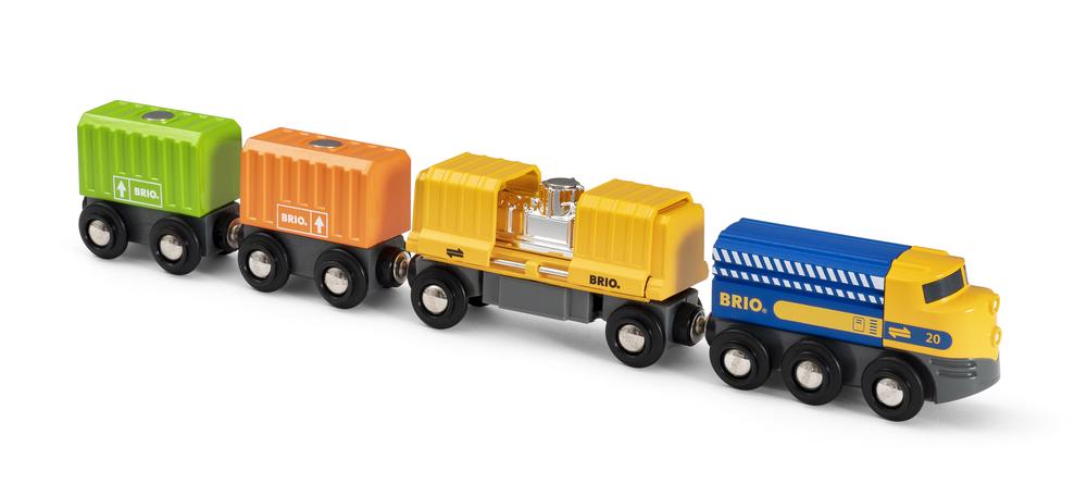Three-Wagon Cargo Train, 7 Piece, 7312350339826