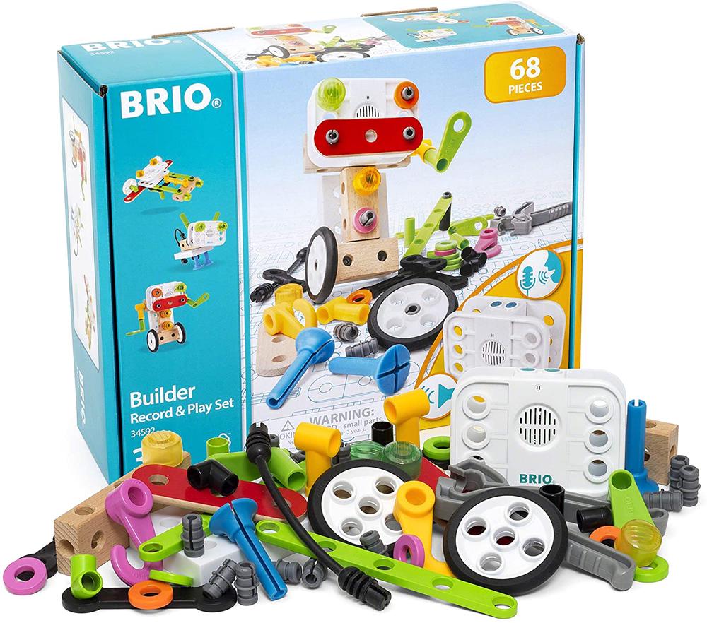 Record & Play Set Wooden Building Toy, 7312350345926
