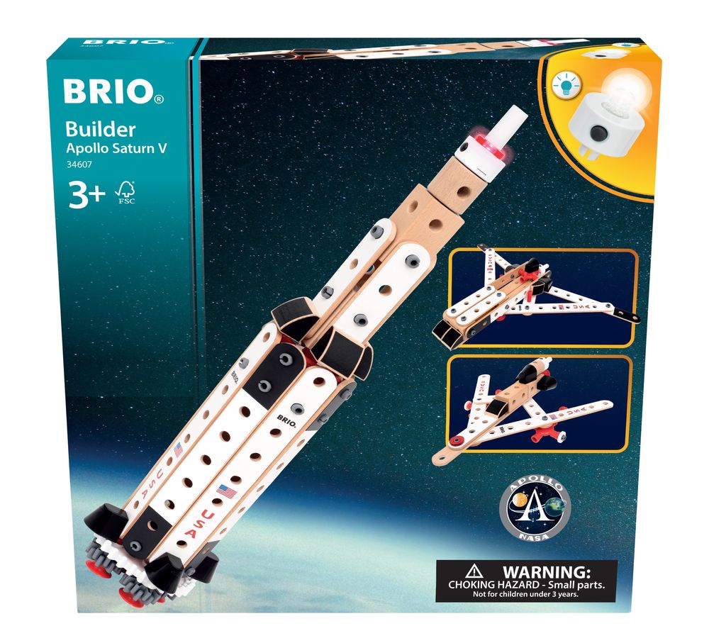 BRIO Builder Apollo Saturn V, 91 pieces by BRIO - ISBN: 7312350346077