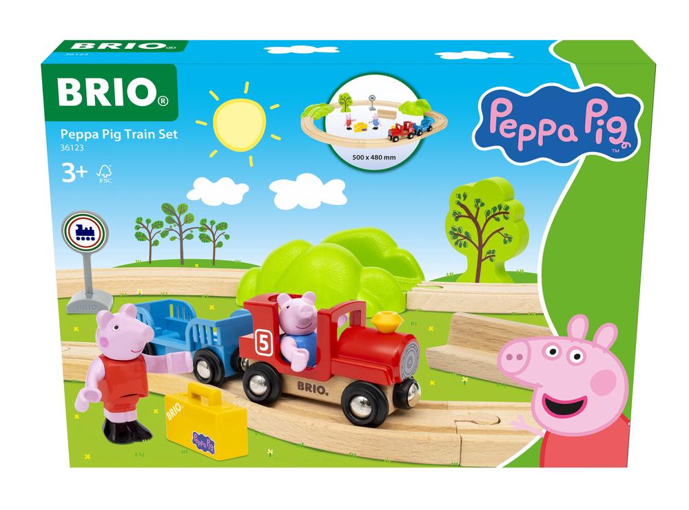 BRIO Peppa Pig Train Set, 18 pieces by BRIO - ISBN: 7312350361230