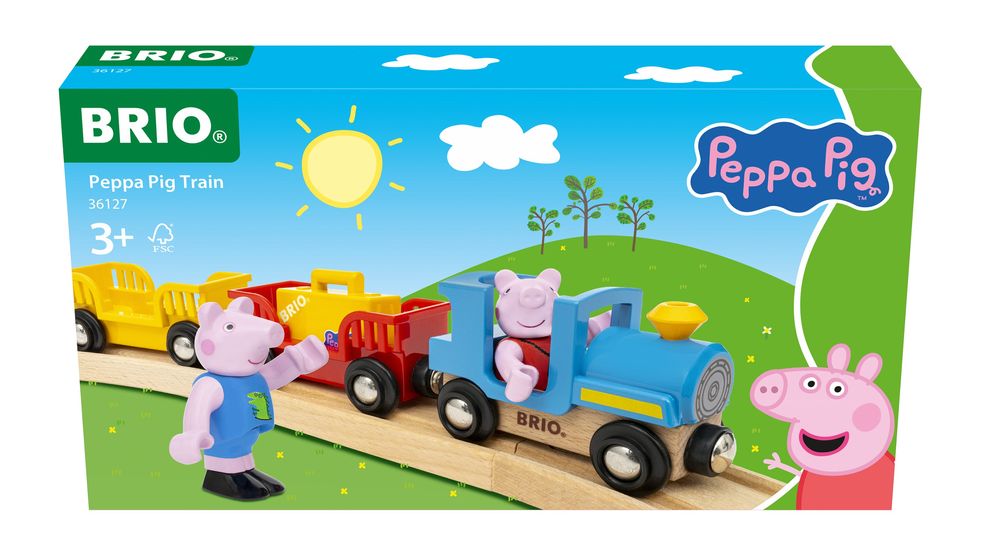 BRIO Peppa Pig Train, 5 pieces by BRIO - ISBN: 7312350361278