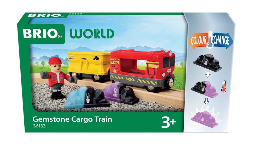 BRIO Gemstone Cargo Train, 5 pieces by BRIO - ISBN: 7312350361339