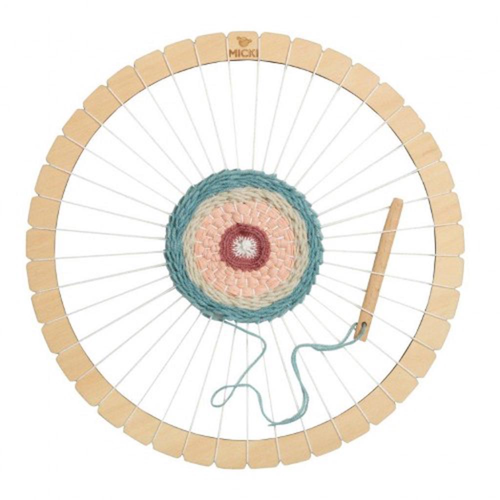 Wooden Weaving Round Frame, 7315621022359